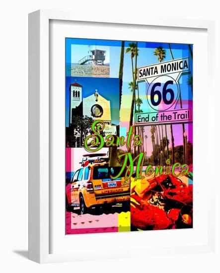 Visit Rainbow Santa Monica 5-Victoria Hues-Framed Giclee Print