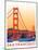 Visit San Francisco-The Saturday Evening Post-Mounted Giclee Print