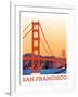 Visit San Francisco-The Saturday Evening Post-Framed Giclee Print