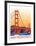 Visit San Francisco-The Saturday Evening Post-Framed Giclee Print