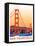 Visit San Francisco-The Saturday Evening Post-Framed Stretched Canvas