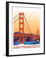 Visit San Francisco-The Saturday Evening Post-Framed Premium Giclee Print