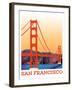 Visit San Francisco-The Saturday Evening Post-Framed Premium Giclee Print