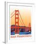 Visit San Francisco-The Saturday Evening Post-Framed Giclee Print