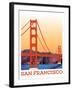 Visit San Francisco-The Saturday Evening Post-Framed Giclee Print