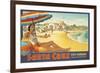 Visit Santa Cruz-Kerne Erickson-Framed Premium Giclee Print