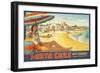 Visit Santa Cruz-Kerne Erickson-Framed Art Print