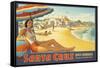 Visit Santa Cruz-Kerne Erickson-Framed Stretched Canvas