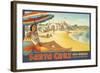 Visit Santa Cruz-Kerne Erickson-Framed Art Print