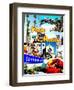 Visit Santa Monica 2-Victoria Hues-Framed Giclee Print