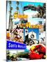 Visit Santa Monica 2-Victoria Hues-Mounted Giclee Print