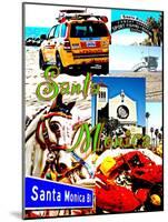 Visit Santa Monica 3-Victoria Hues-Mounted Giclee Print