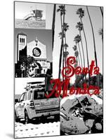 Visit Santa Monica 6-Victoria Hues-Mounted Giclee Print