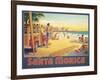 Visit Santa Monica-Kerne Erickson-Framed Art Print