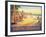 Visit Santa Monica-Kerne Erickson-Framed Art Print