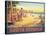 Visit Santa Monica-Kerne Erickson-Stretched Canvas