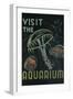 Visit the Aquarium Poster-null-Framed Art Print