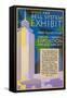 Visit the Bell System Exhibit Poster, Chicago World's Fair, 1935-null-Framed Stretched Canvas