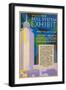 Visit the Bell System Exhibit Poster, Chicago World's Fair, 1935-null-Framed Giclee Print