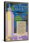 Visit the Bell System Exhibit Poster, Chicago World's Fair, 1935-null-Framed Stretched Canvas