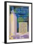 Visit the Bell System Exhibit Poster, Chicago World's Fair, 1935-null-Framed Giclee Print