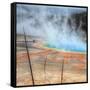 Visit The Grand Prismatic, Yellowstone-Vincent James-Framed Stretched Canvas