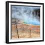 Visit The Grand Prismatic, Yellowstone-Vincent James-Framed Photographic Print