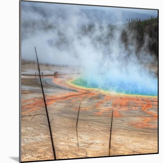 Visit The Grand Prismatic, Yellowstone-Vincent James-Mounted Photographic Print
