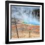 Visit The Grand Prismatic, Yellowstone-Vincent James-Framed Photographic Print