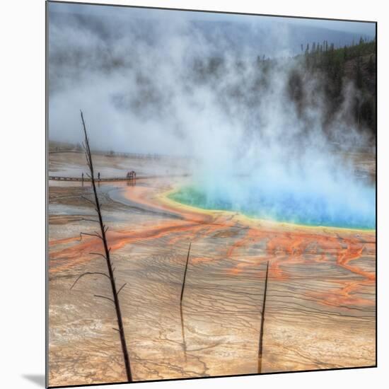 Visit The Grand Prismatic, Yellowstone-Vincent James-Mounted Photographic Print