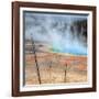 Visit The Grand Prismatic, Yellowstone-Vincent James-Framed Photographic Print