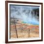 Visit The Grand Prismatic, Yellowstone-Vincent James-Framed Photographic Print