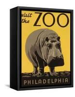 Visit the Philadelphia Zoo-null-Framed Stretched Canvas