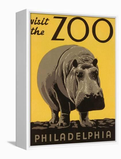 Visit the Philadelphia Zoo-null-Framed Stretched Canvas