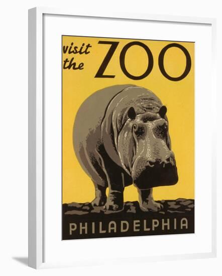 Visit the Philadelphia Zoo-null-Framed Giclee Print