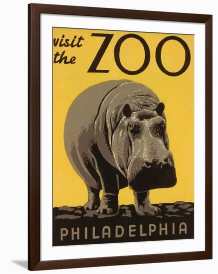 Visit the Philadelphia Zoo-null-Framed Giclee Print