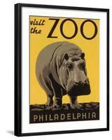 Visit the Philadelphia Zoo-null-Framed Art Print