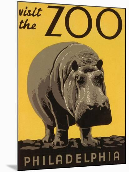 Visit the Philadelphia Zoo-null-Mounted Art Print