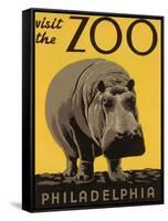 Visit the Philadelphia Zoo-null-Framed Stretched Canvas