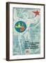 Visit the Soviet Union Poster-null-Framed Giclee Print