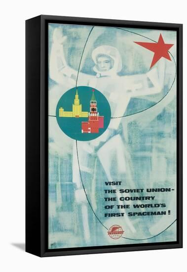 Visit the Soviet Union Poster-null-Framed Stretched Canvas