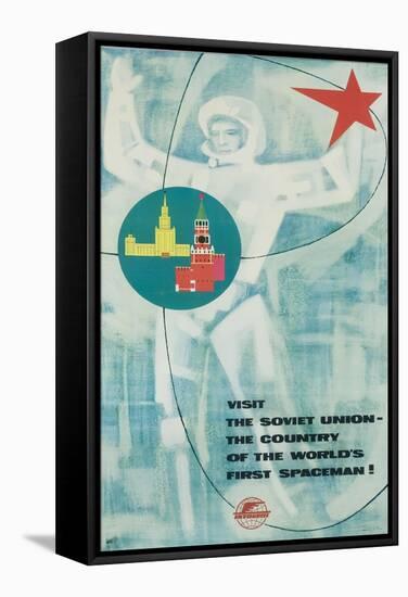 Visit the Soviet Union Poster-null-Framed Stretched Canvas