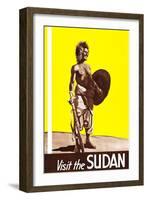 Visit The Sudan-null-Framed Art Print