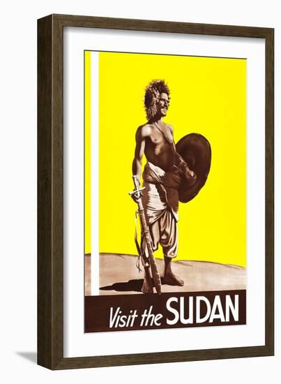 Visit The Sudan-null-Framed Art Print