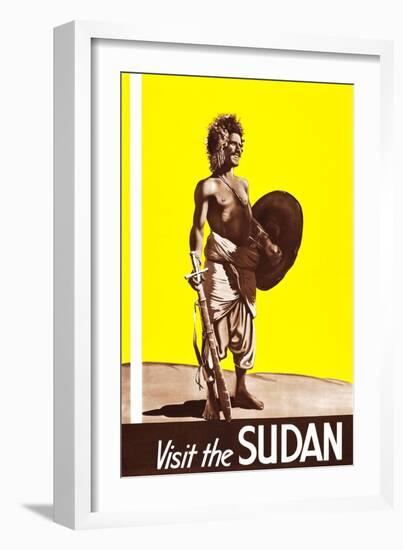 Visit The Sudan-null-Framed Art Print