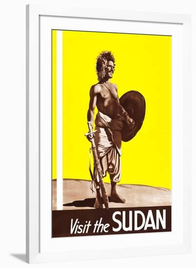 Visit The Sudan-null-Framed Art Print