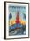 Visit the Ussr Travel Poster-null-Framed Art Print