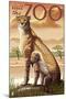 Visit the Zoo, Cheetah View-Lantern Press-Mounted Art Print