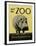 Visit the Zoo - Hippo-The Vintage Collection-Framed Art Print