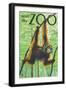 Visit the Zoo, Orangutan Scene-Lantern Press-Framed Art Print